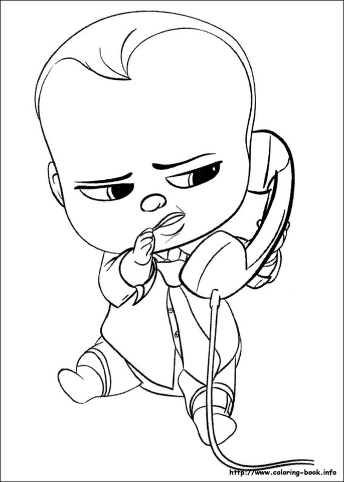 Get This Boss Baby Free Printable Coloring Pages - 74129