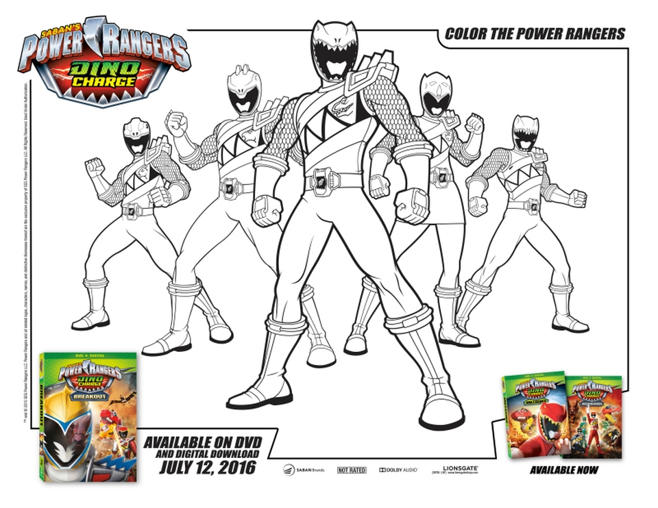 Get This Power Ranger Dino Force Coloring Pages for Kids - 51173