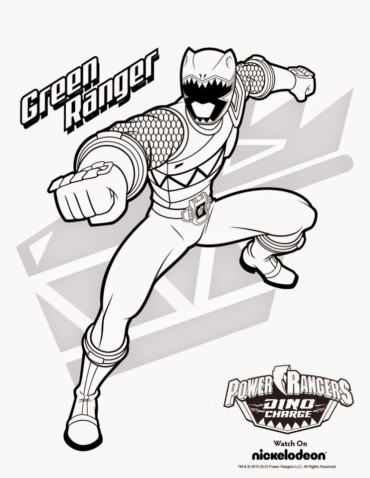 Get This Power Ranger Dino Force Coloring Pages for Kids - 58931