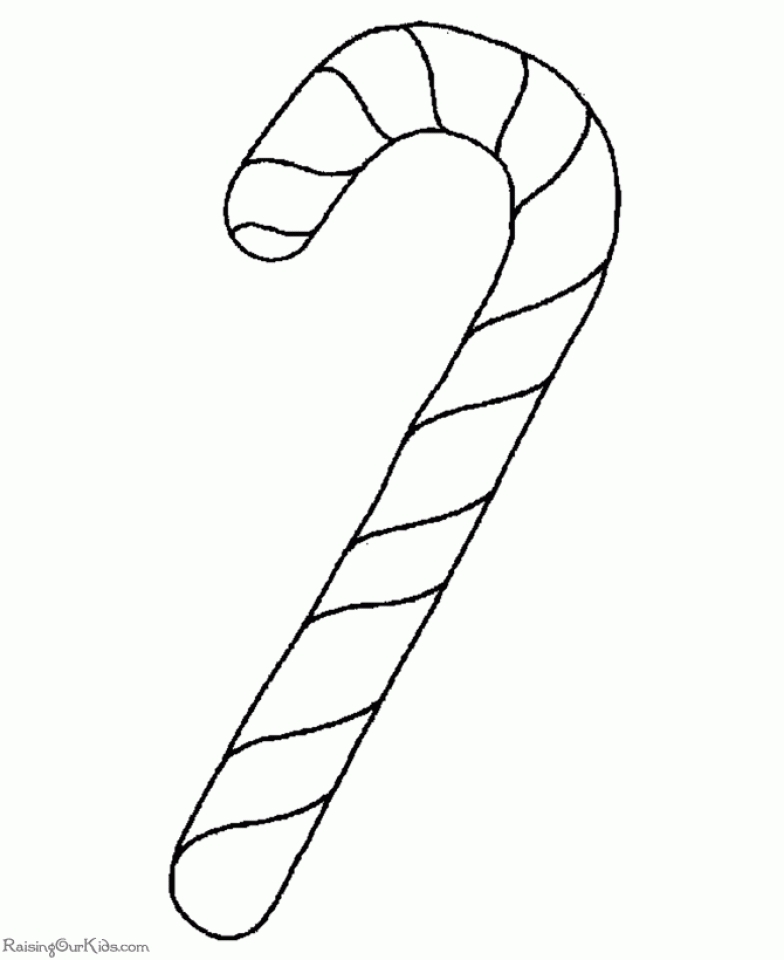 Get This Candy Cane Coloring Page Free to Print 56348