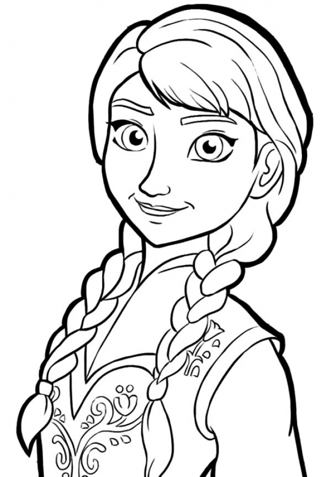 Get This Disney Frozen Coloring Pages Princess Anna 37810