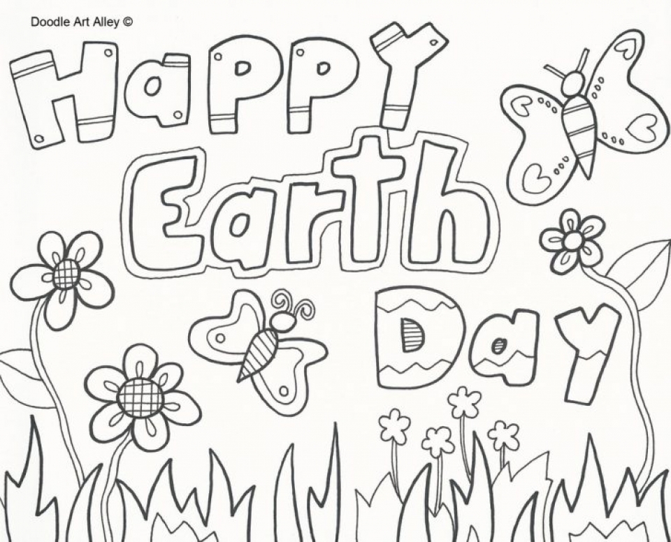 20+ Free Printable Earth Day Coloring Pages - EverFreeColoring.com