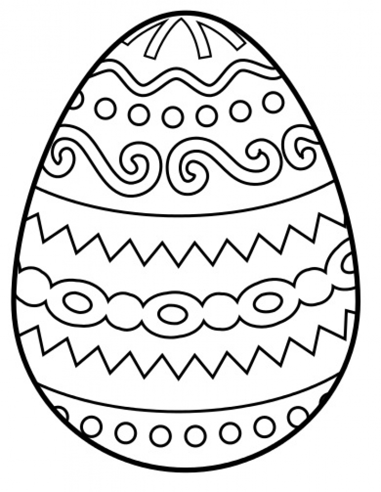 Get This Free Printable Easter Egg Coloring Pages for Adults 56747