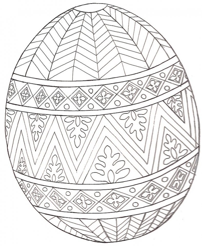 Get This Free Printable Easter Egg Coloring Pages for ...