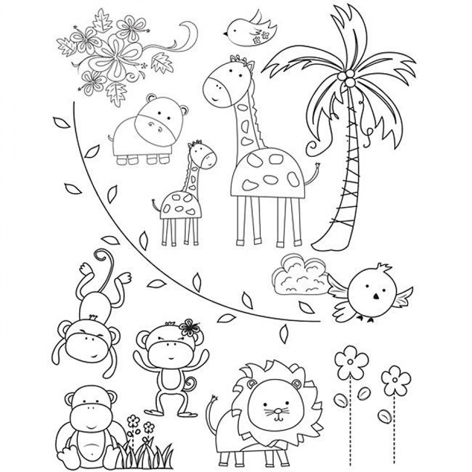 Get This Free Printable Zoo Coloring Pages for Kids 29651