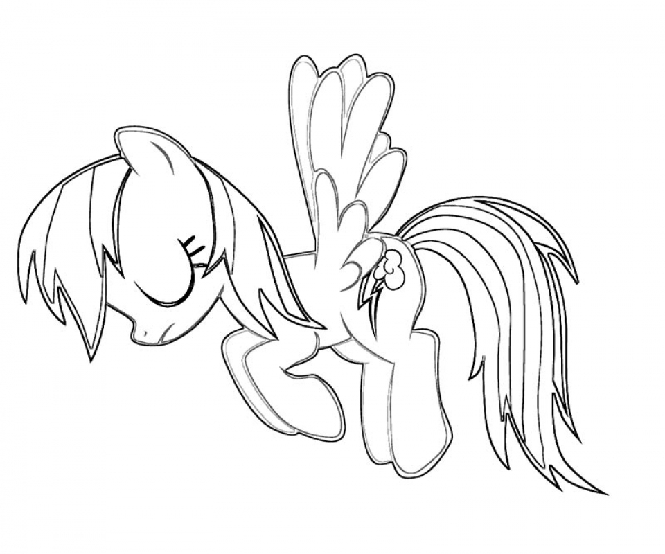 Get This Online Printable Rainbow Dash Coloring Pages 49296