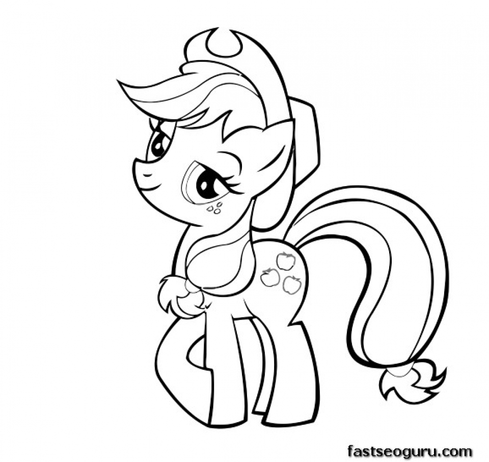 Get This Simple My Little Pony Friendship Is Magic Coloring Pages to