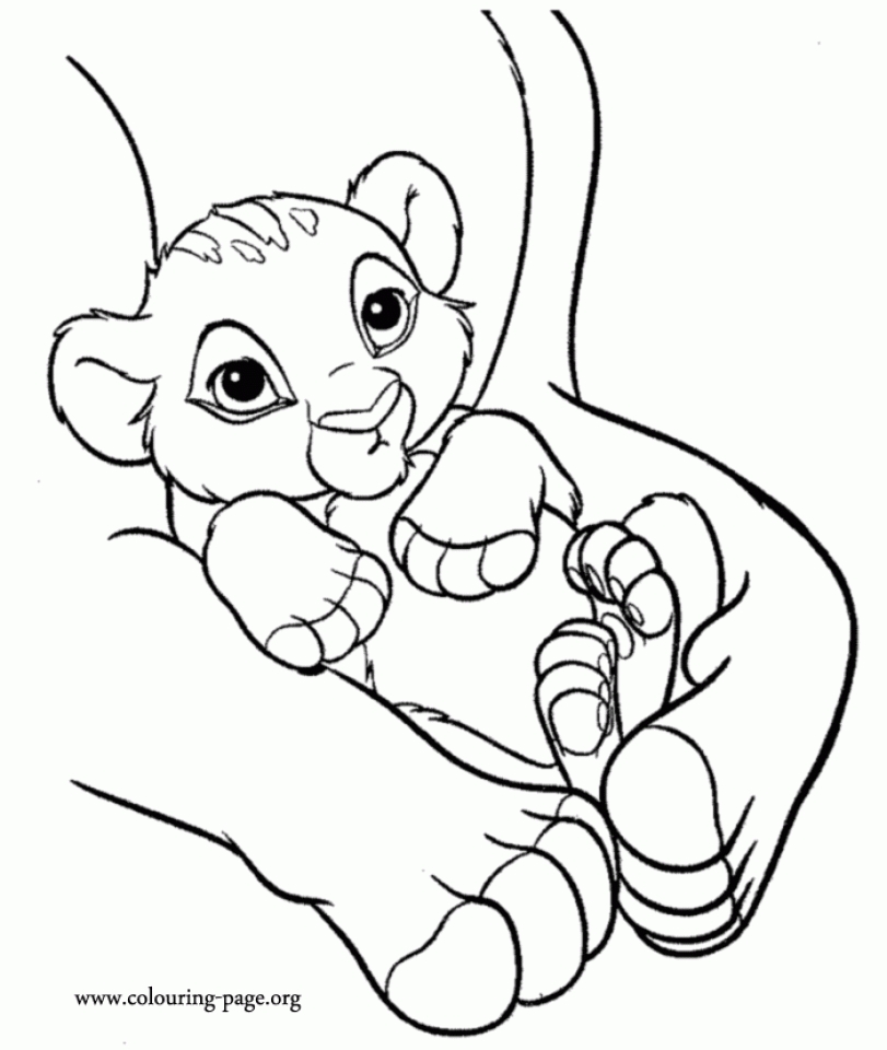 Get This Baby Lion Coloring Pages for Kids 96962