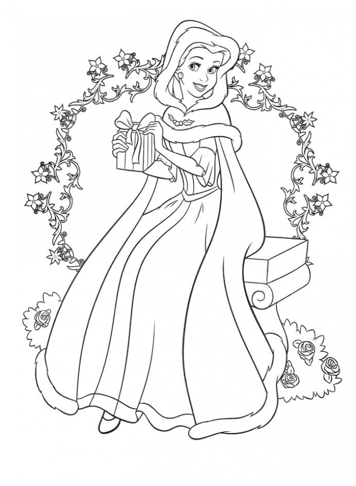 Get This Belle Disney Princess Coloring Pages Printable 36281