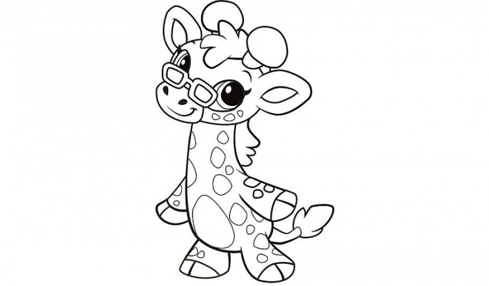 Get This Cute Giraffe Coloring Pages 66318