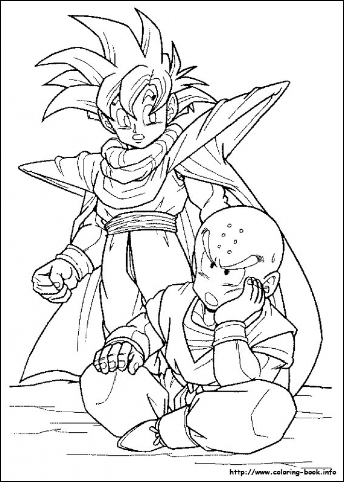 Get This Dragon Ball Z Coloring Pages Free Printable 31376
