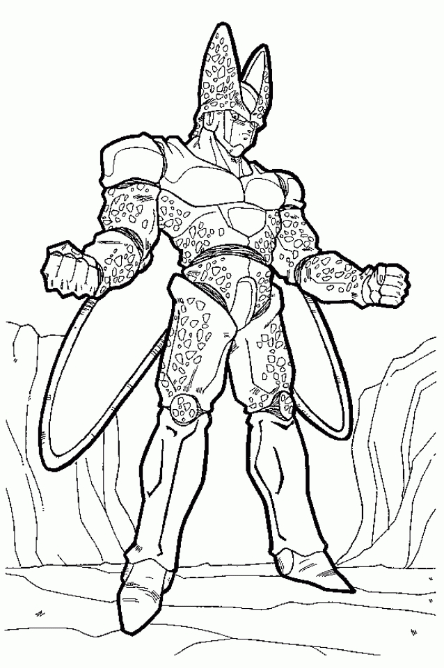 Get This Dragon Ball Z Coloring Pages Free Printable 65191