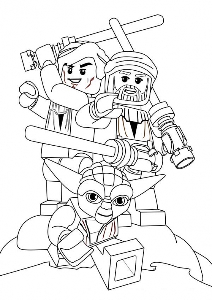Get This Free Lego Star Wars Coloring Pages to Print 89529