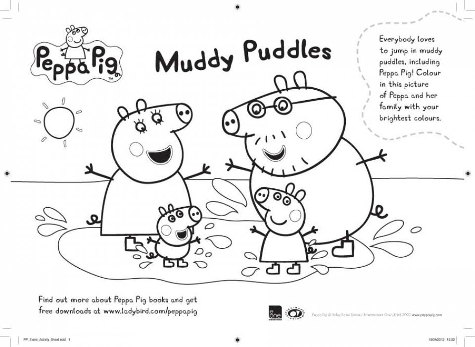 20  Free Printable Peppa Pig Coloring Pages EverFreeColoring com