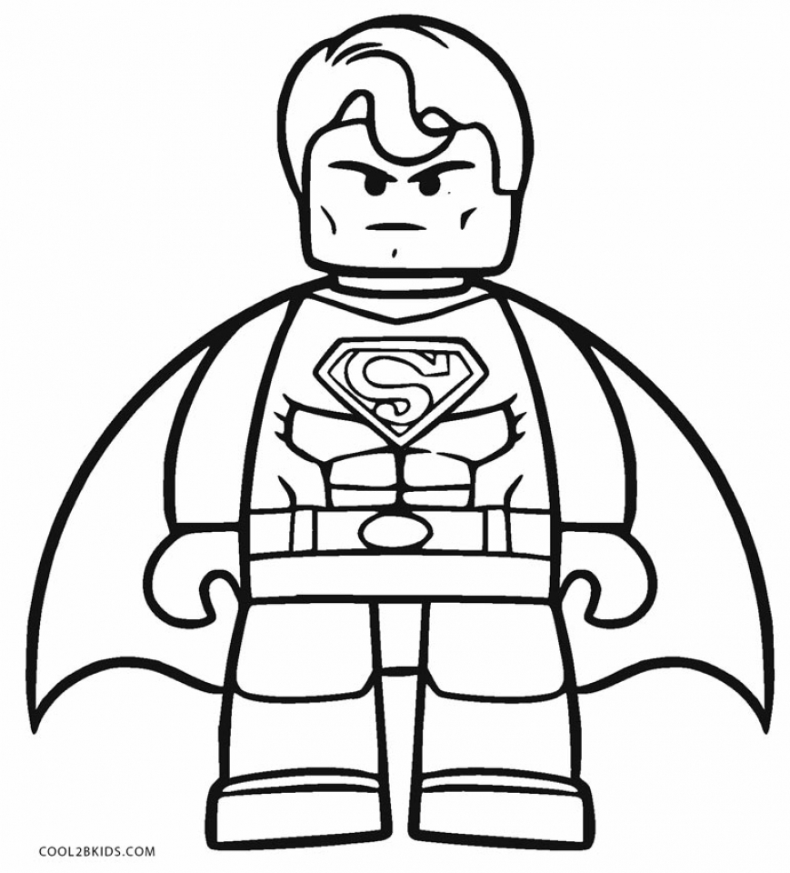 Get This Free Superman Coloring Pages To Print 94075