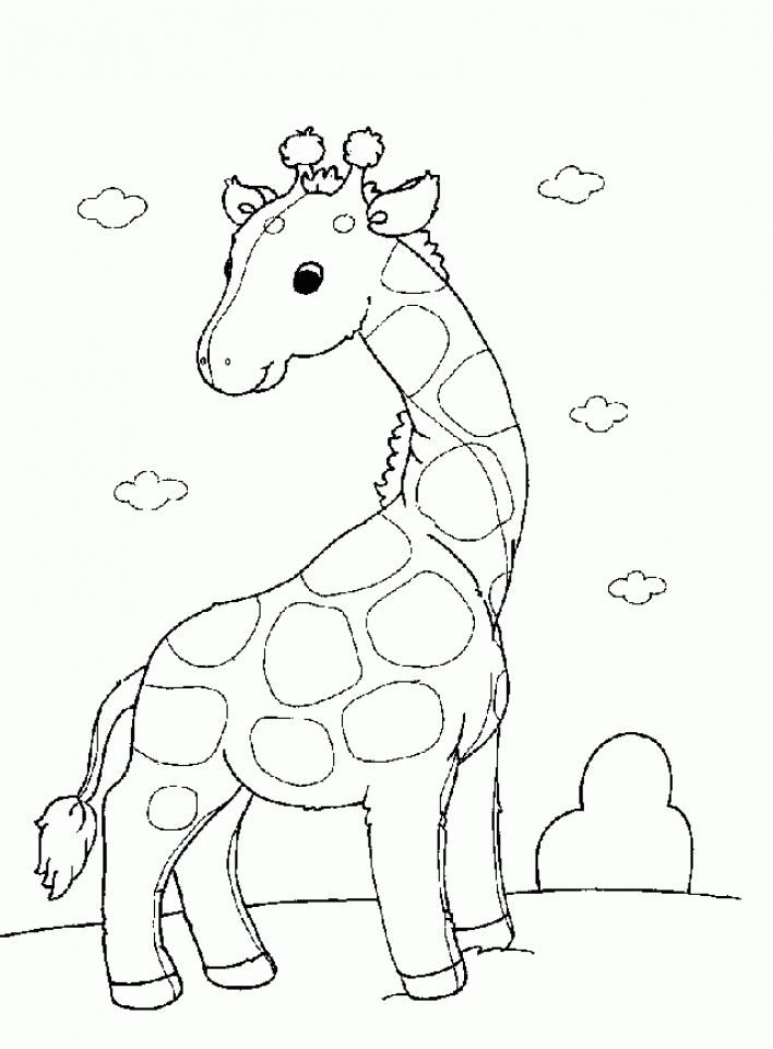 20+ Free Printable Giraffe Coloring Pages - EverFreeColoring.com