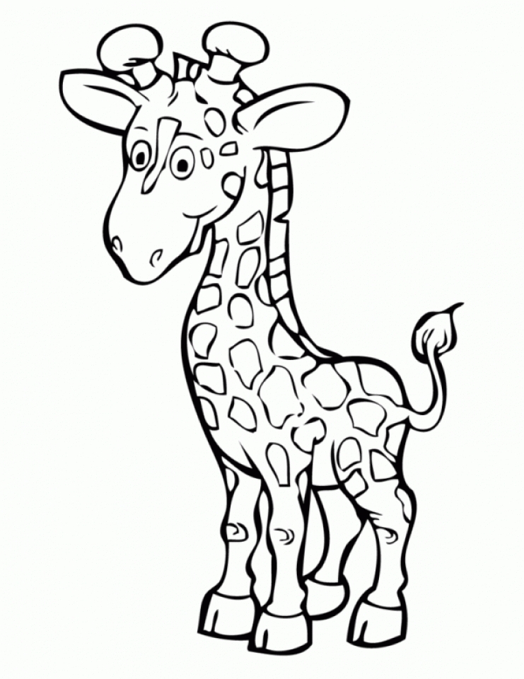 Get This Giraffe Coloring Pages Printable 07416
