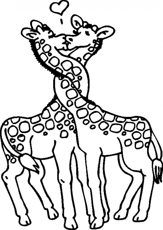 Get This Giraffe Coloring Pages Printable 95417