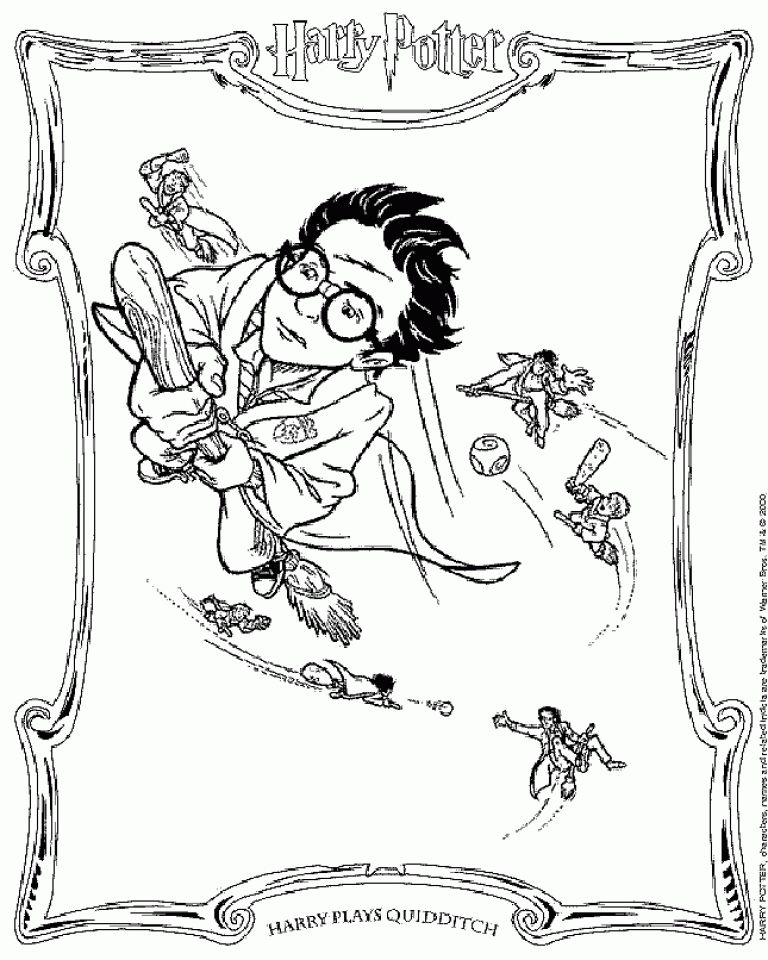 Get This Harry Potter Coloring Pages for Adults 31899