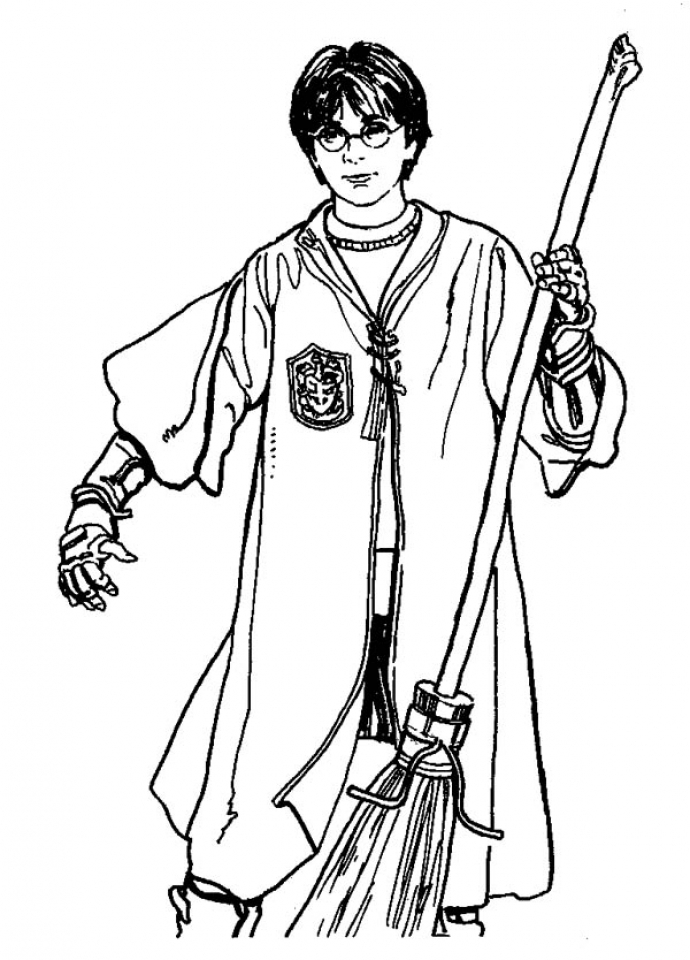 Get This Harry Potter Coloring Pages Free To Print 16738