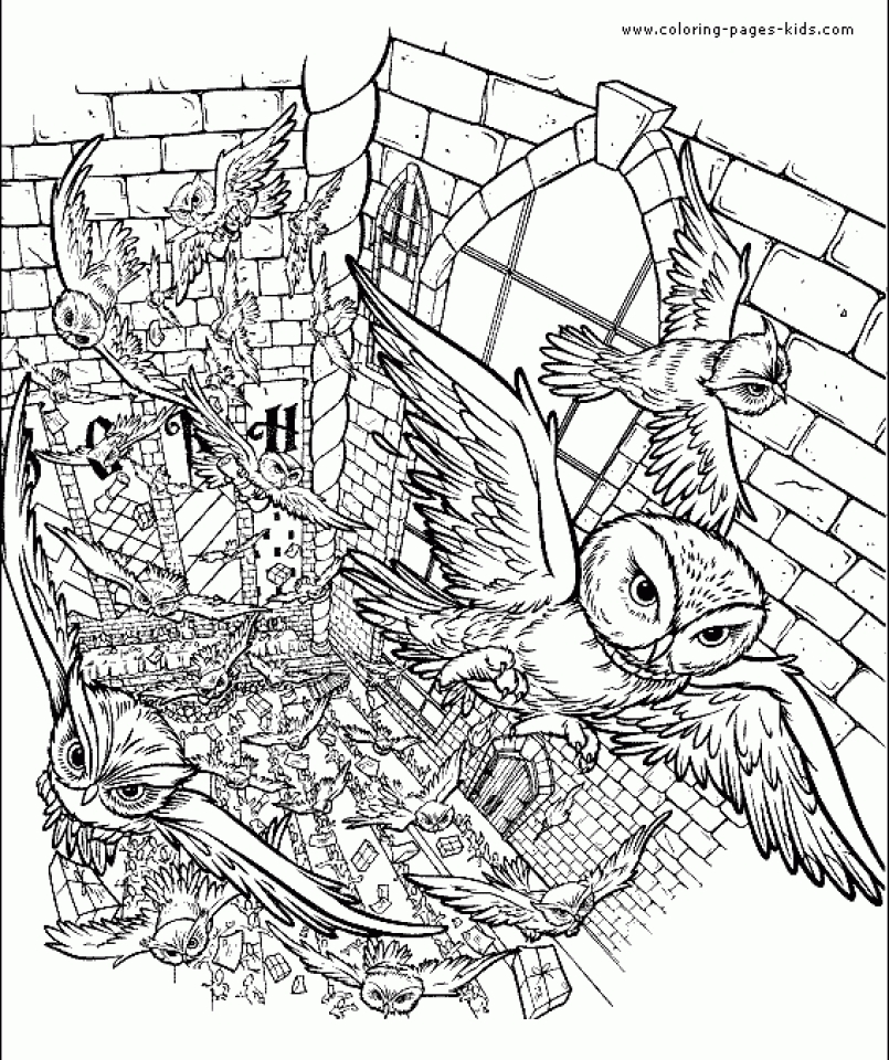 Get This Harry Potter Coloring Pages Printable Free 218850
