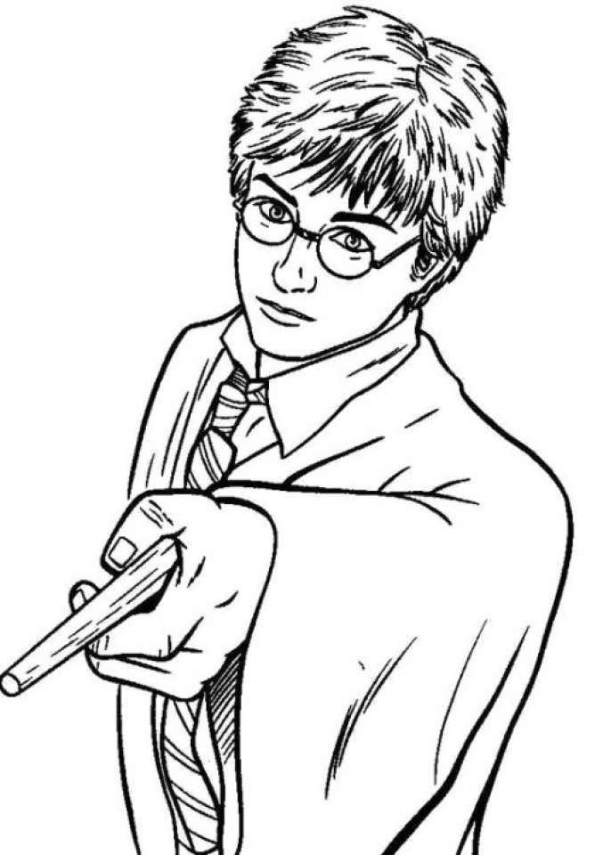 Get This Harry Potter Coloring Pages Printable Free 33661