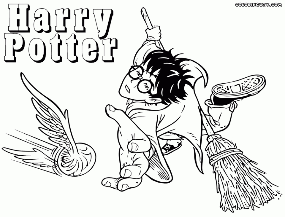 harry potter gryffindor  free colouring pages