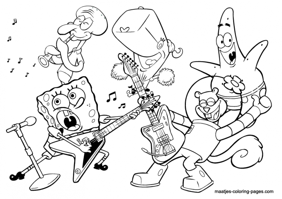 20 Free Printable Music Coloring Pages EverFreeColoringcom