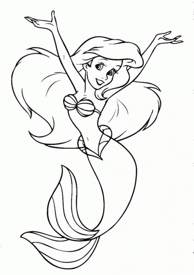 Get This Little Mermaid Coloring Pages Disney Printable 47104