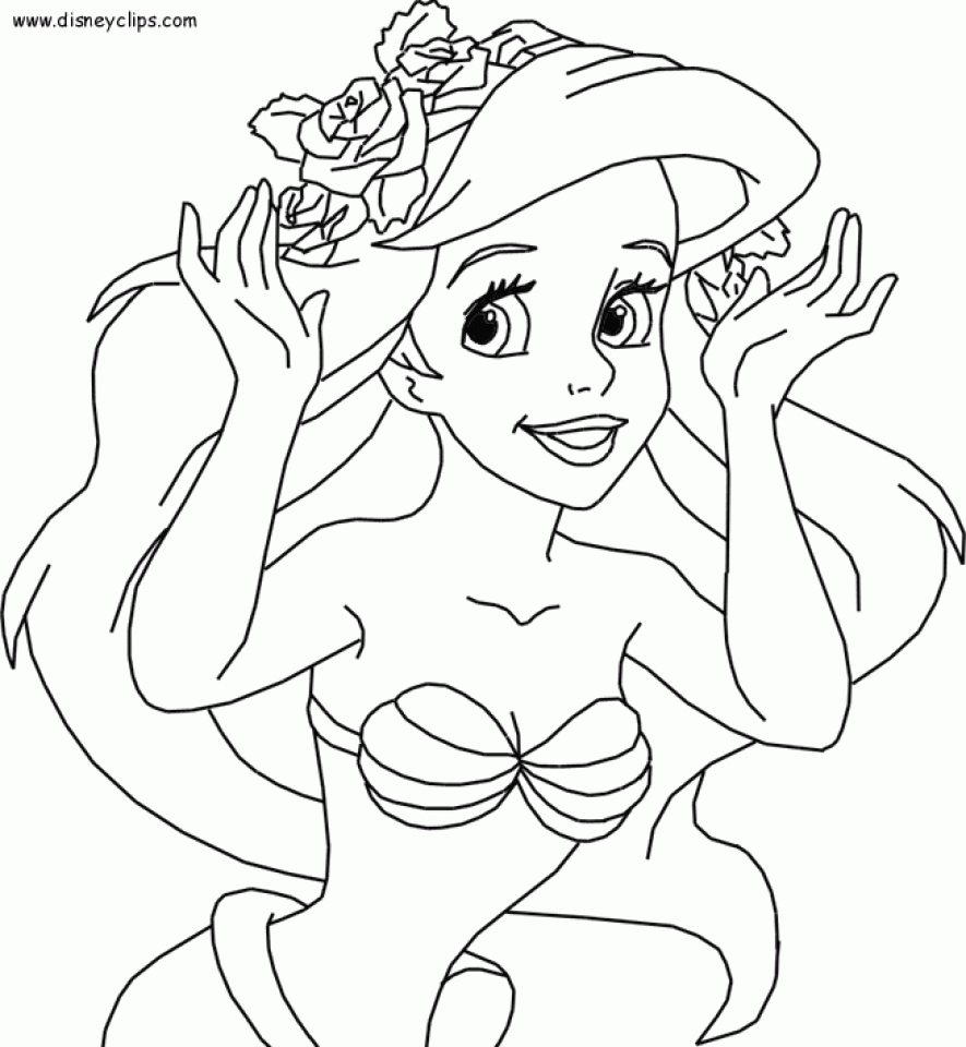 Get This Little Mermaid Coloring Pages for Girls 41802