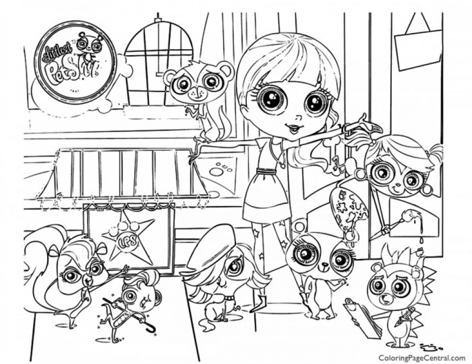 21+ awesome pictures Littlest Pet Shop Giraffe Coloring Pages / Free