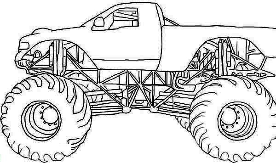 Get This Monster Truck Coloring Pages Free Printable 64838