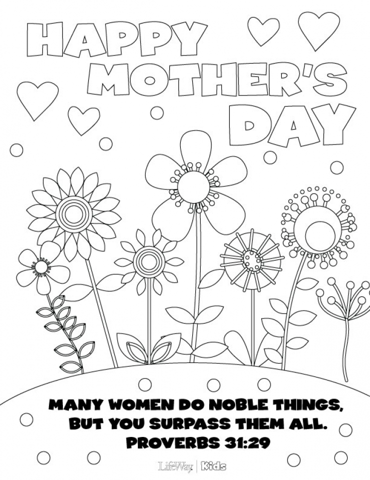 Get This Online Mothers Day Coloring Pages to Print 17450