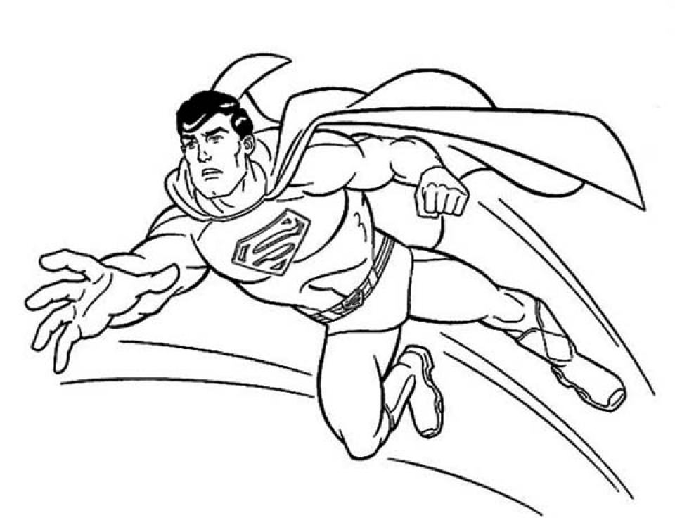 20+ Free Printable Superman Coloring Pages - EverFreeColoring.com