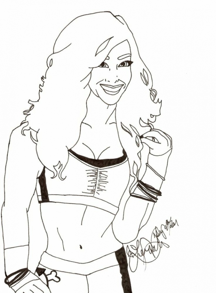 Get This Online WWE Coloring Pages 70344