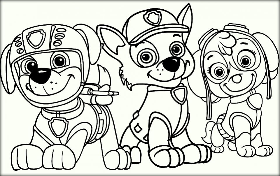 Get This Paw Patrol Coloring Pages for Kids 73590