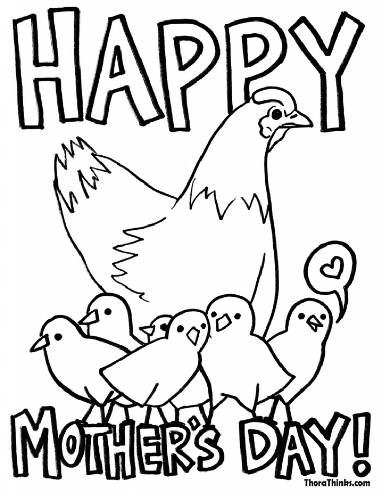 Get This Preschool Coloring Pages of Mothers Day Free to ...