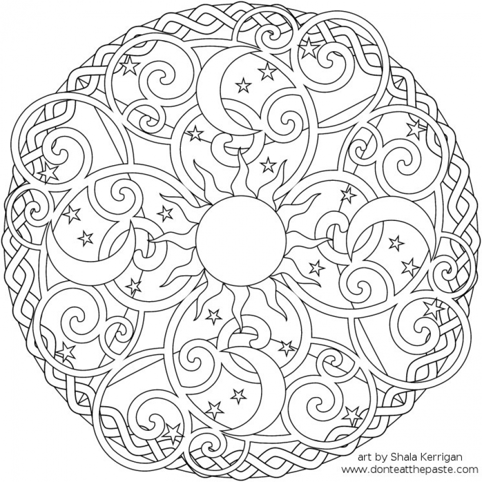 Get This Printable Abstract Coloring Pages Online 15287