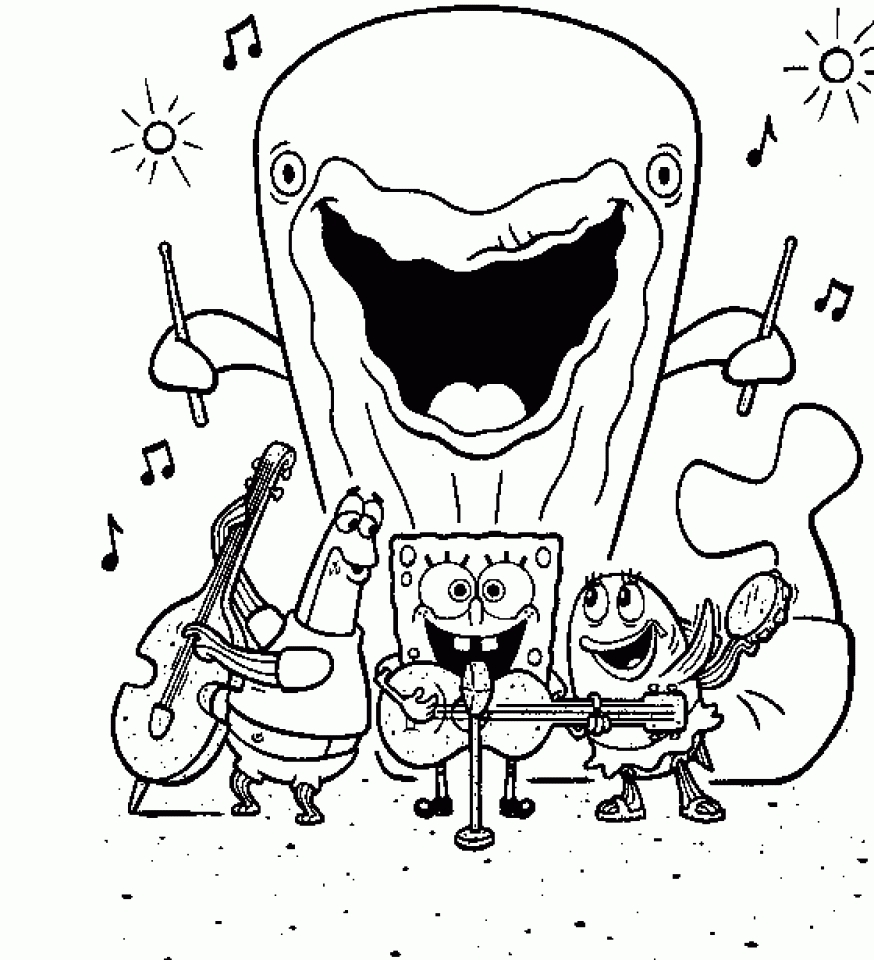 Get This Printable Music Coloring Pages for Kindergarten 94602