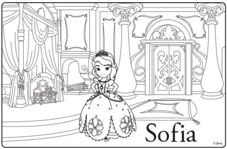 Get This Printable Sofia the First Coloring Pages 19255