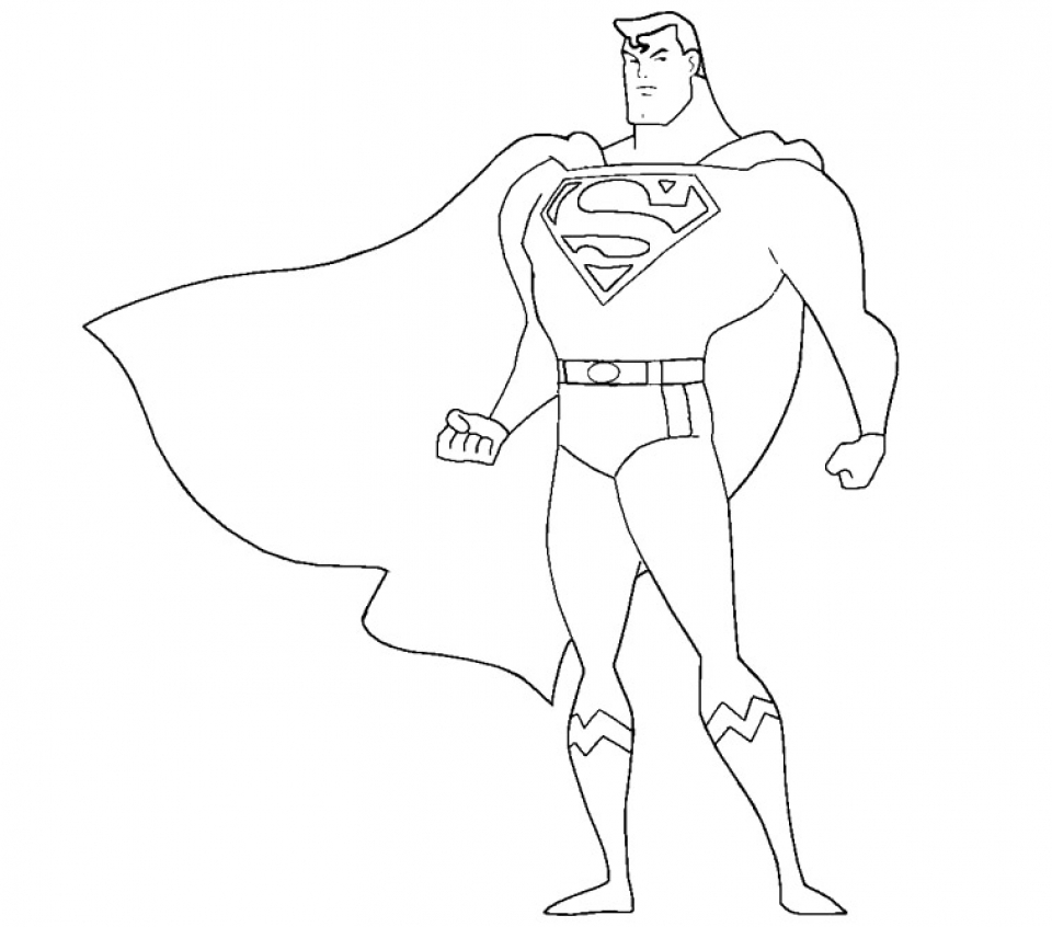 Get This Printable Superman Coloring Pages Online 34670
