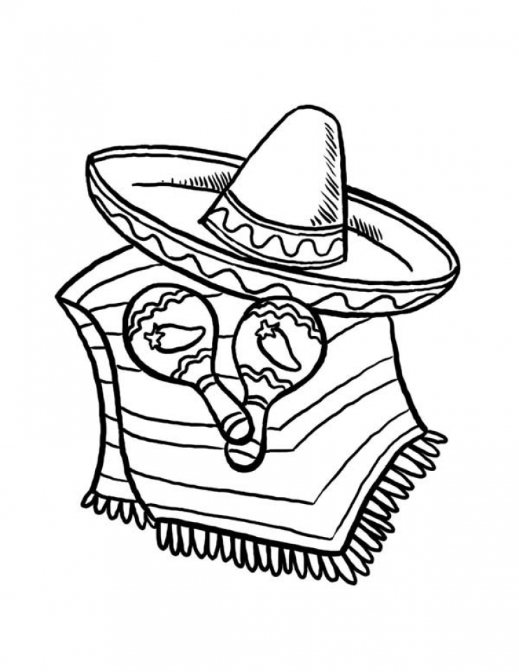 Get This Simple Cinco de Mayo Coloring Pages to Print for ...