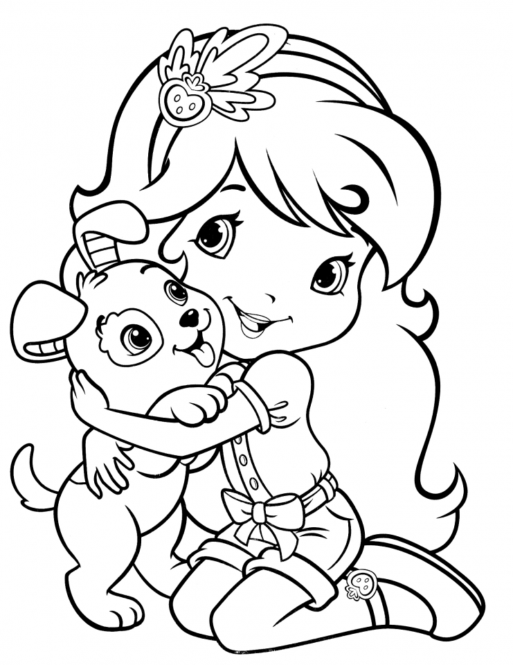 Get This Strawberry Shortcake Coloring Pages for Girls 74517