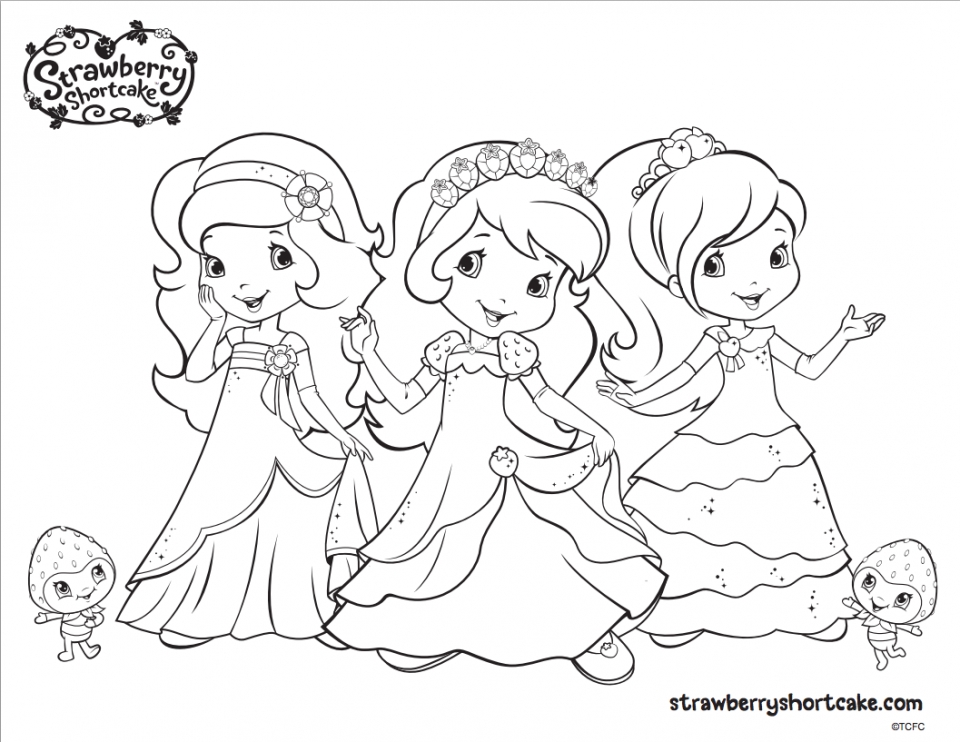 Get This Strawberry Shortcake Printable Coloring Pages 66461