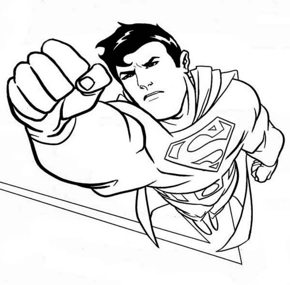 Get This Superman Coloring Pages Free Printable 35749