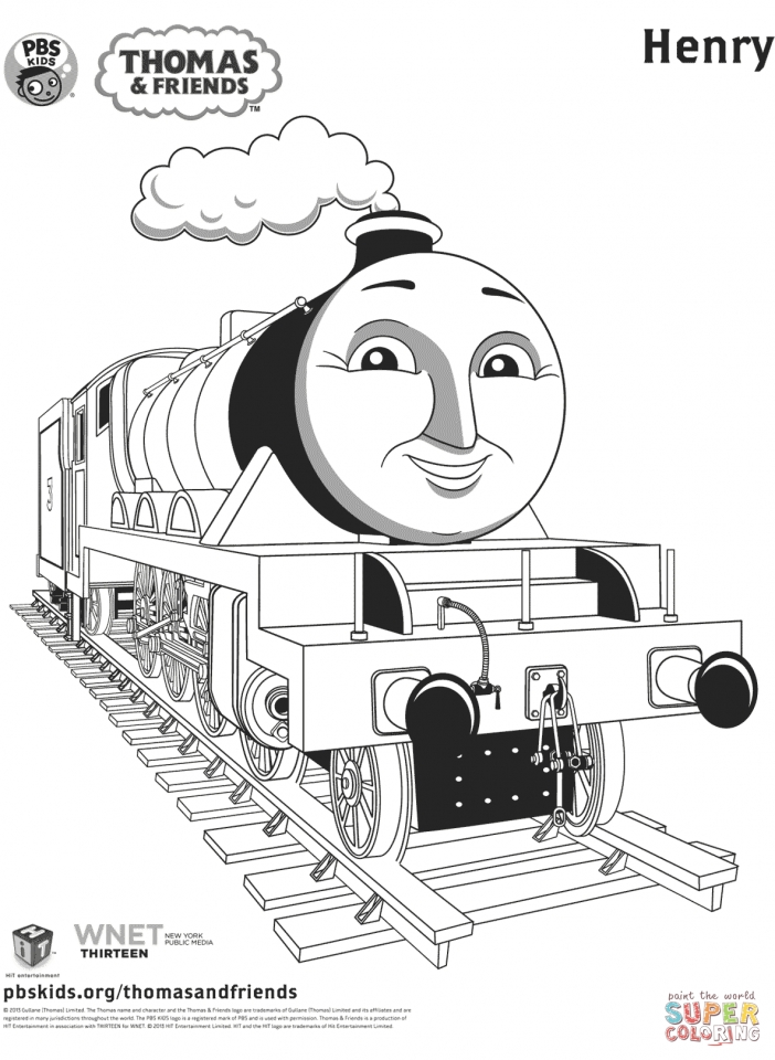 Get This Thomas the TRain Coloring Pages Free 41775