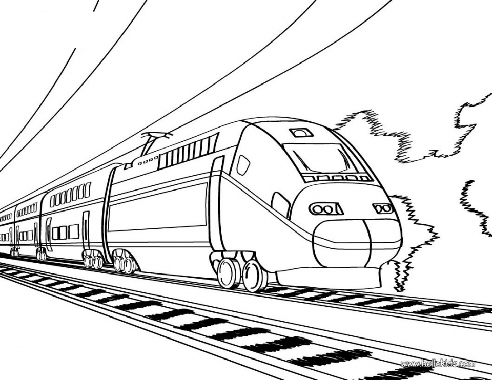 Train Coloring Page