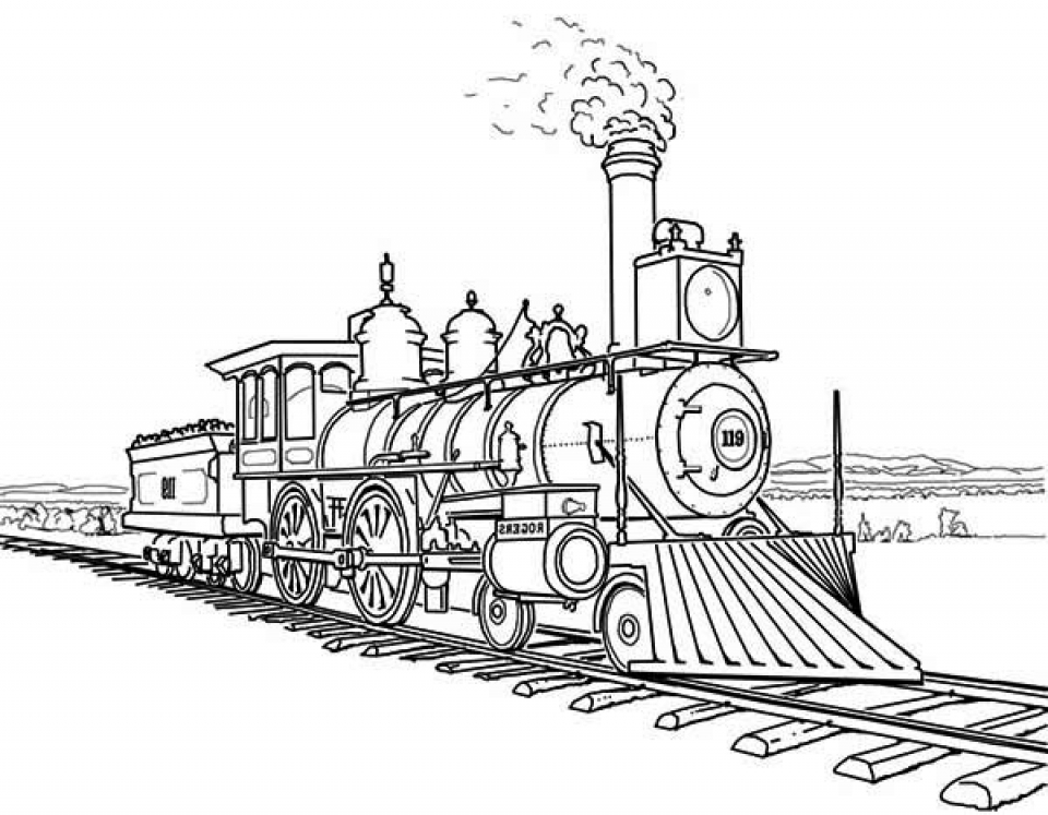 Get This Train Coloring Pages to Print for Free 16925