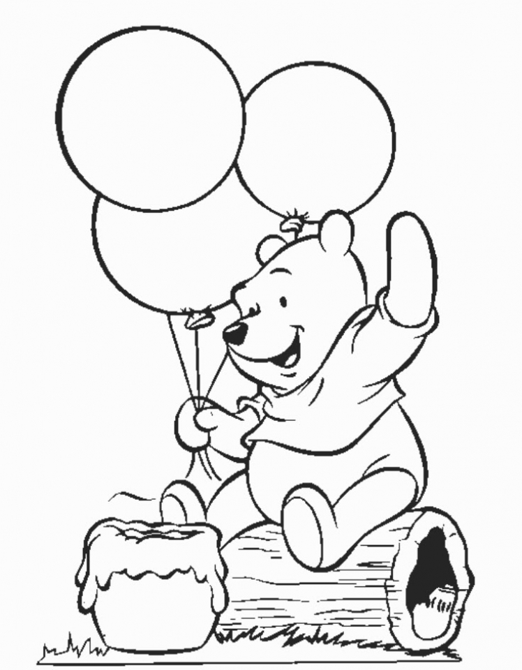 Get This Winnie the Pooh Coloring Pages for Kids 37184