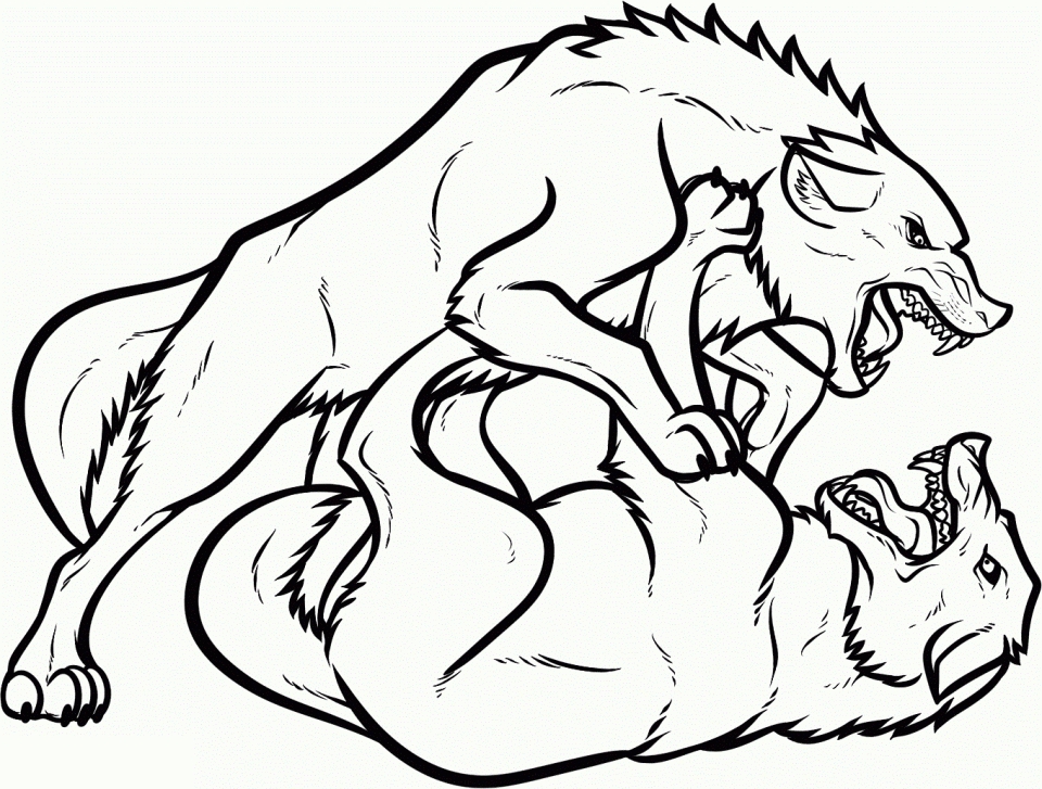 Get This Wolf Coloring Pages Free Printable 09709